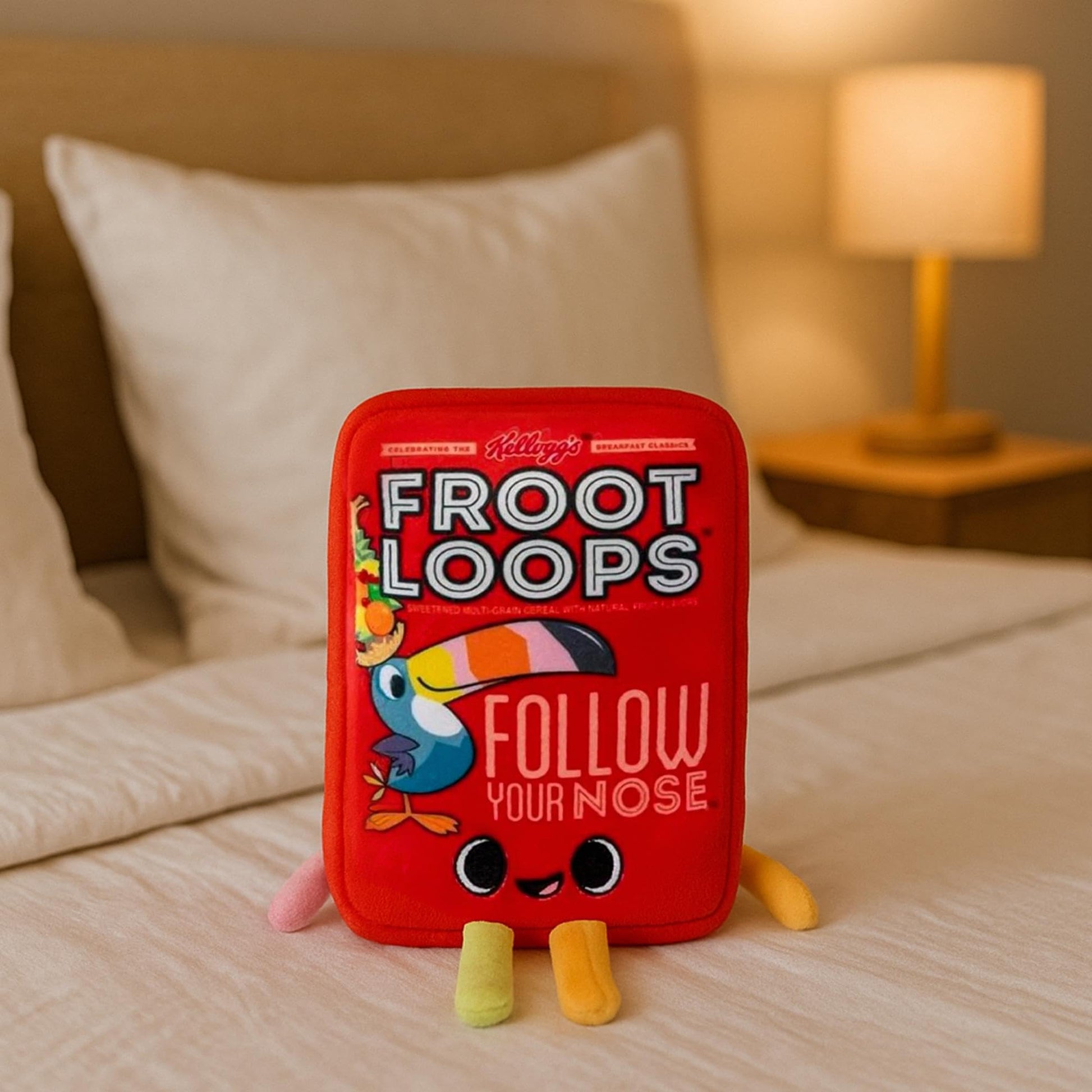 Funko POP Plush: Kelloggs- Froot Loops Cereal Box Multicolor One Size