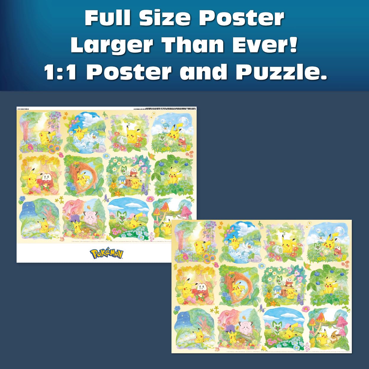 Buffalo Games - Scenic Pokémon - 1000 Piece Jigsaw Puzzle for Adults