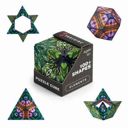 Shashibo DODECA Magnetic Puzzle Cube, Sensory Fidget Toy for Adults & Kids, Stress Relief Fidget Toy for All Ages, Cool Fidget Toys for Desk, Shape