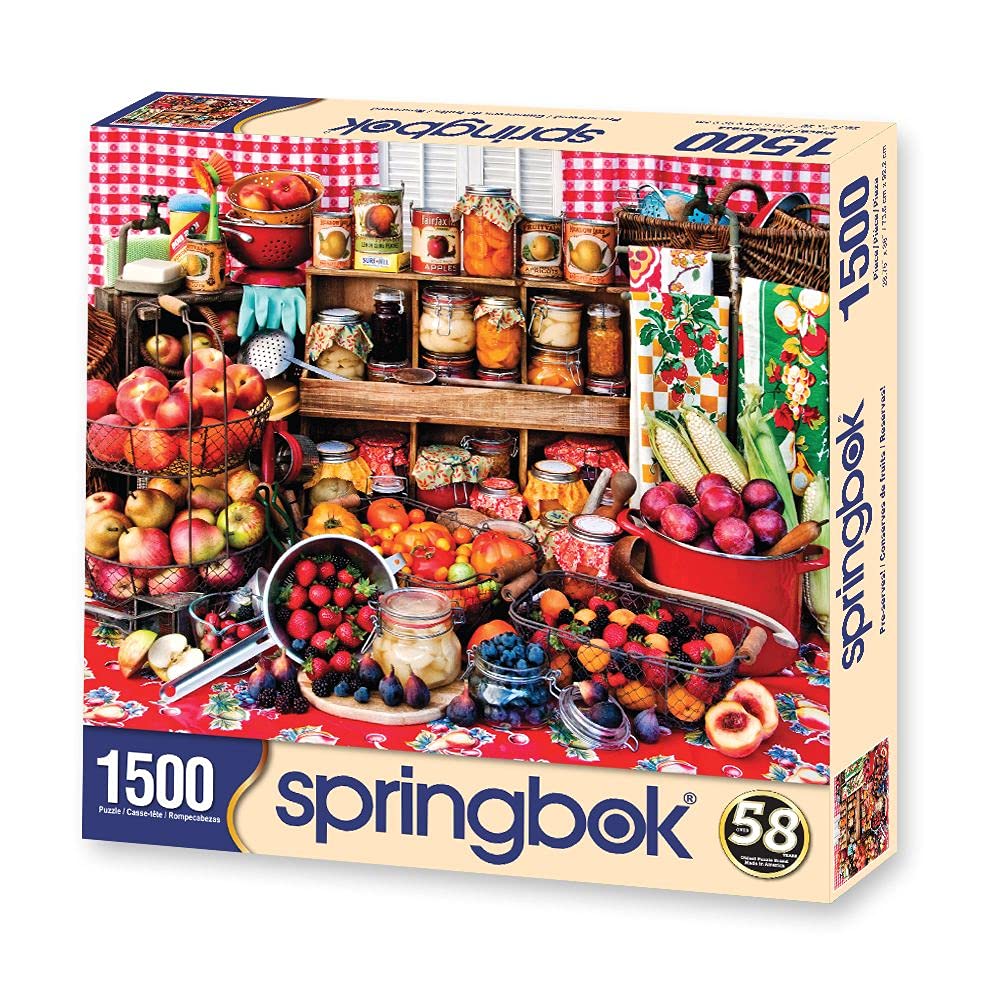 Springbok's 1500 Piece Jigsaw Puzzle Pre-Serves! - Made in USA