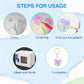 FASBET 135pcs Big Size Heat Shrinky Paper Keychain Kit with 120pcs Keychains Accessories and 15pcs A4 (11.7''x8.3'') Clear Heat Shrinky Art Film Paper