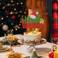 Naicaek Merry Birthday Cake Topper,Christmas Holiday Party Supplies