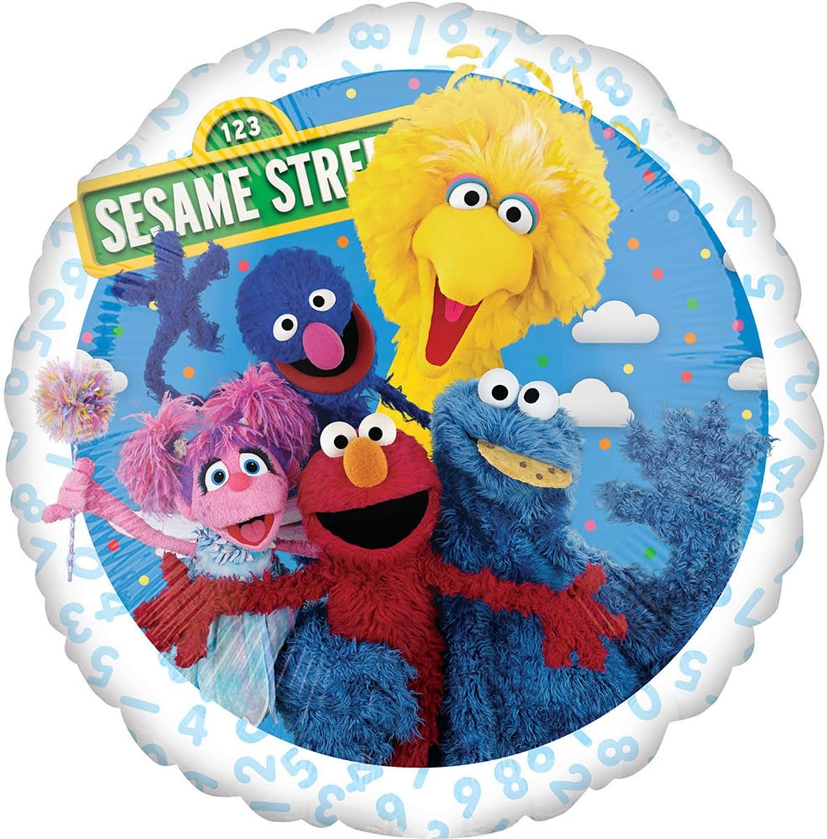 Sesame Street Elmo 1st Birthday Party Supplies Balloon Bouquet Decorations