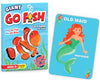 Arizona GameCo Giant Go Fish Card Game for Kids and Families - Play Go Fish and Old Maid - Large 5x7in Cards - Adorable Animal Art - a Fun Gift idea