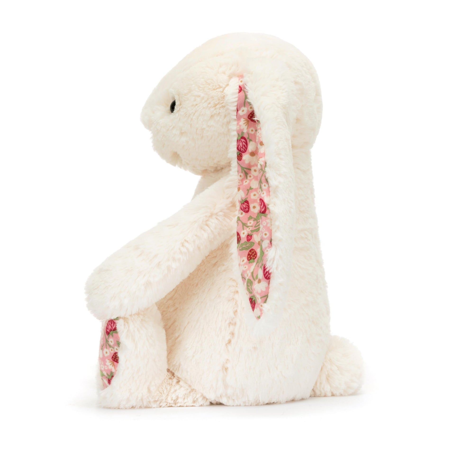 Jellycat Blossom Cream Bunny, Berry, Medium