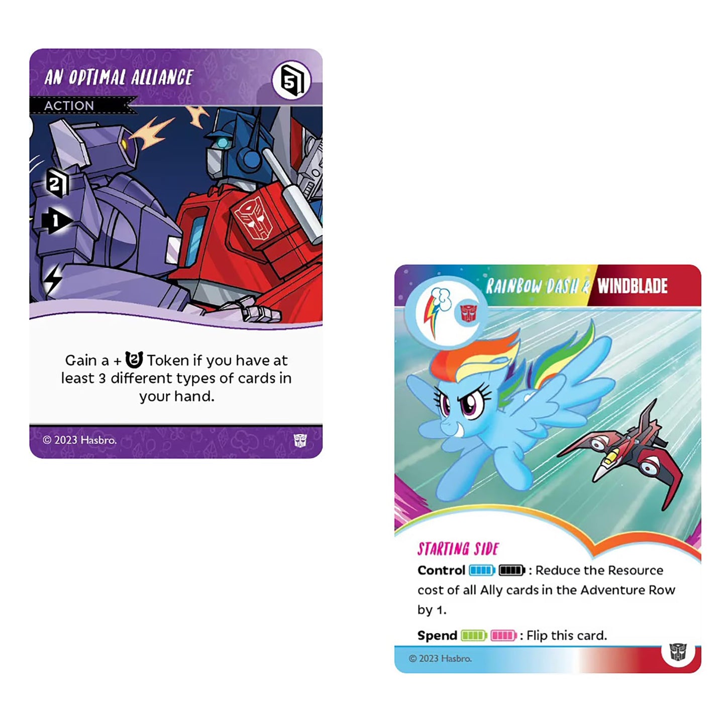 Renegade Game Studios My Little Pony Deck Building Game: Transformers Crossover Expansion with Autobots & Mane Six
