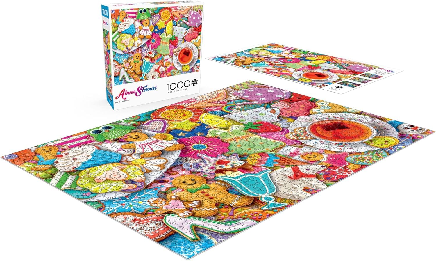 Buffalo Games - Aimee Stewart Tea and Cookies - 1000 Piece Jigsaw Puzzle