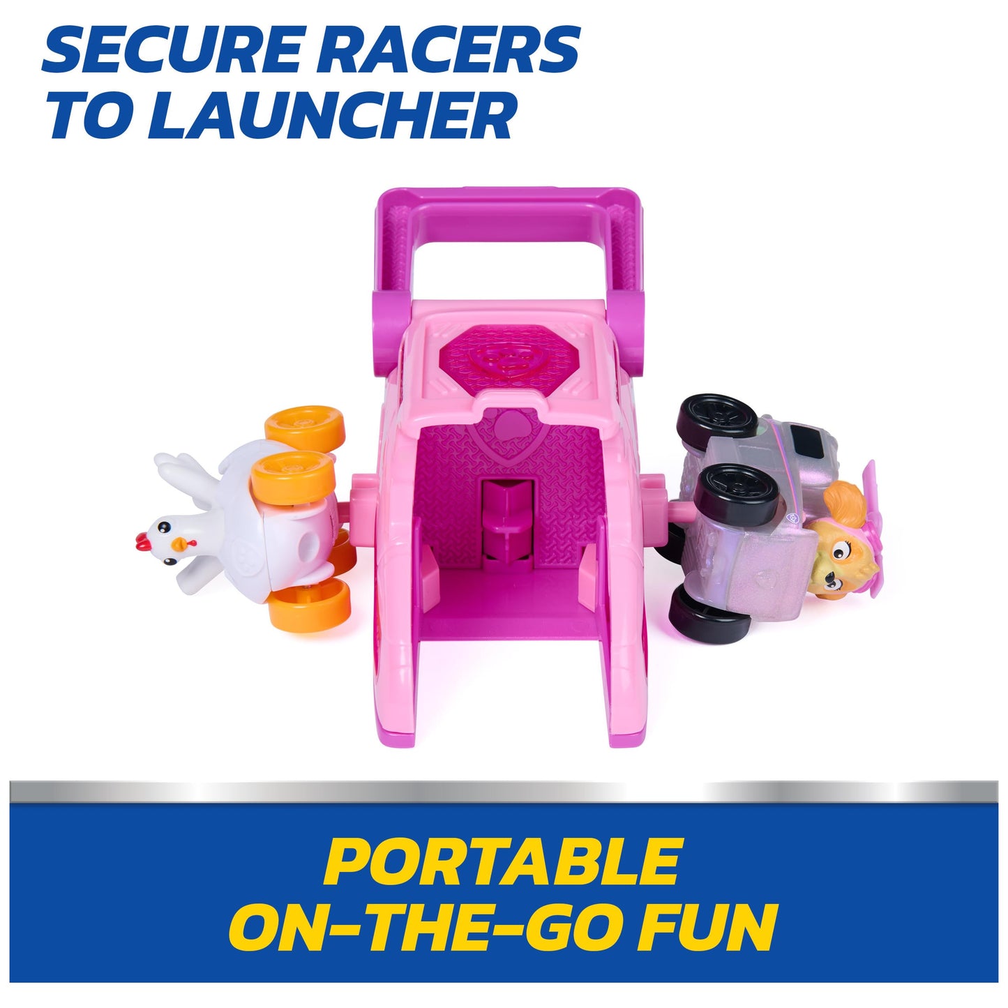 Paw Patrol Skye Pup Squad Launchers with Chickaletta 2-Pack Toy Vehicles