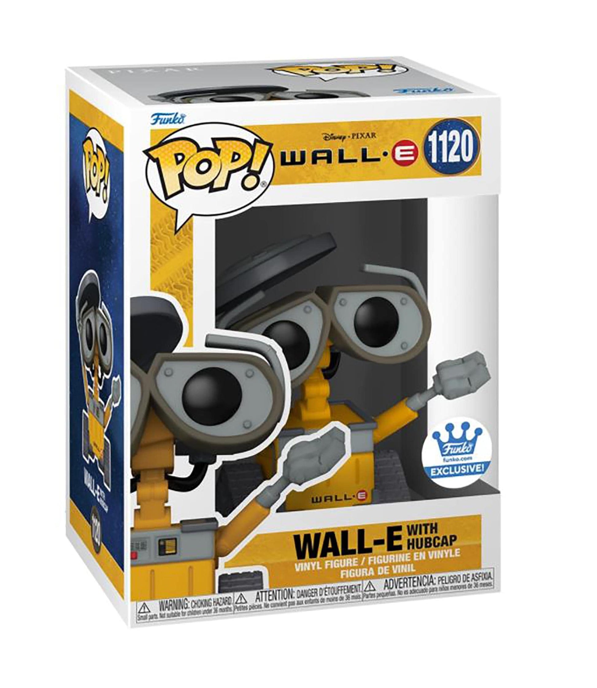 WALL-E Funko POP Vinyl Figure | Exclusive WALL-E with Hubcap
