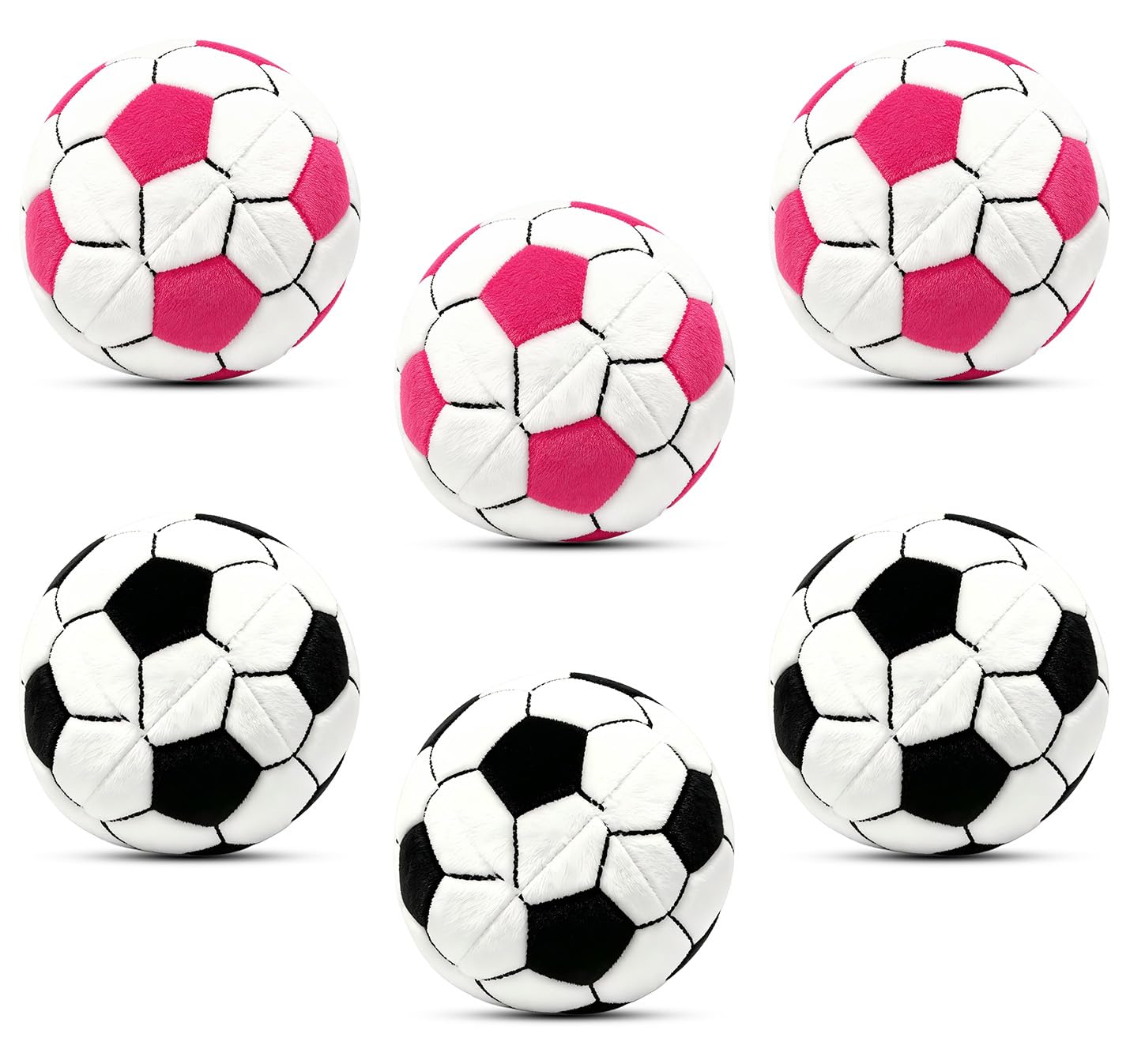 SKNSL 6 Pack Geometric Pattern Footbag Sacks, Clay Pellet Filled Footbag, Soft Cotton Juggling Bags for Outdoor Footbag Game, Indoor Exercise Toy