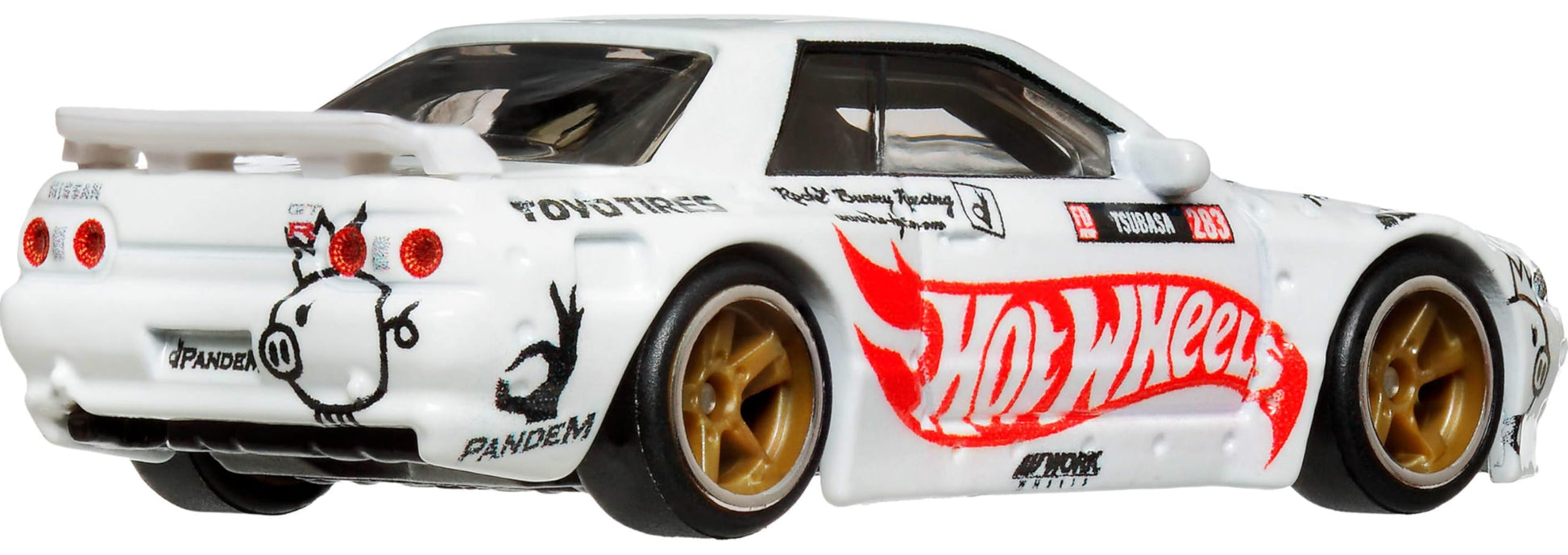 Hot Wheels Premium Car Culture Collectible Toy Car, 1:64 Scale Die-Cast Nissan Skyline GT-R (R32) Pandem, Modern Classics Vehicle with Real Riders