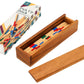 BSIRI Mikado Wooden Pick Up Sticks Game Original Classic Old Fashion Chinese Board Games for Adults and Seniors Toys in Family Brain Teasers