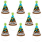 Big Dot of Happiness Smash and Crash - Monster Truck - Cone Happy Birthday Party Hats for Kids and Adults - Set of 8