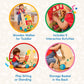 Battat Wooden Activity Walker, 9 Activities, Sunshine Farm Theme, Wood Toys