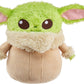 Mattel Star Wars Grogu Plush 12-inch Toy Figure, Soft 'n Fuzzy Character Doll with Sounds, Press Hands to Activate