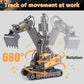 PREPOP Remote Control Excavator Toy for 6-12 yr Boys, Best Birthday Gifts for Kids 4-7 8 9 10 11 Year Old, RC Construction Toys with Metal Shovel