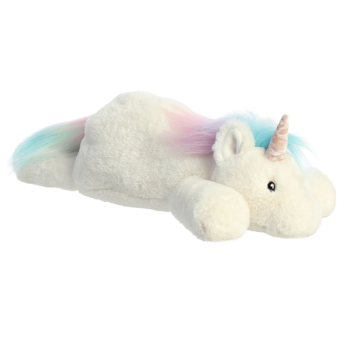 Aurora Snoozles 18" Unicorn Laid-Back Stuffed Animal