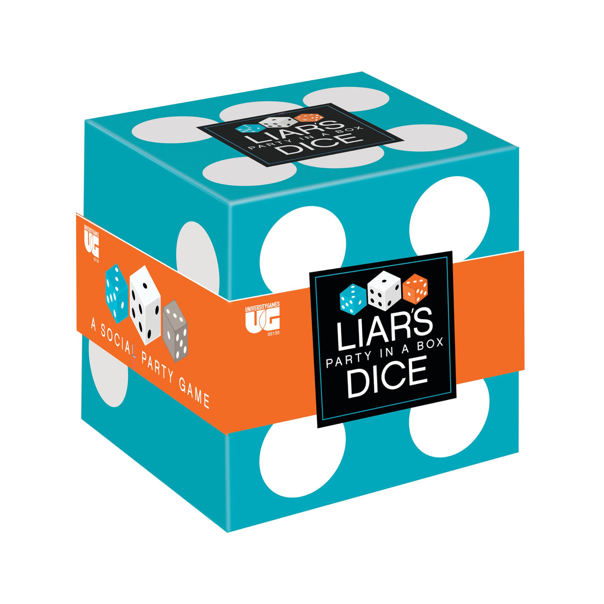 Liar's Dice Classic Bluffing Party Game for Family Game Night, Ages 8+