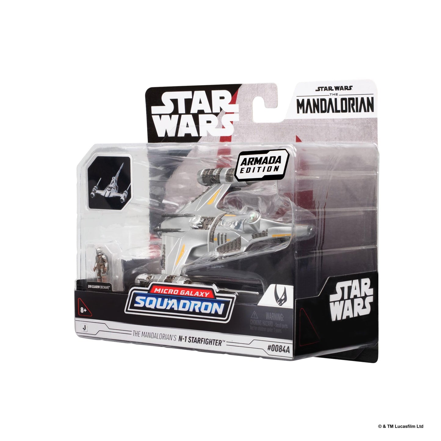 Star Wars™ Micro Galaxy Squadron The Mandalorian's N-1 Starfighter (Armada Edition) - 5-inch Vehicle with 1-Inch Micro Figure Accessory