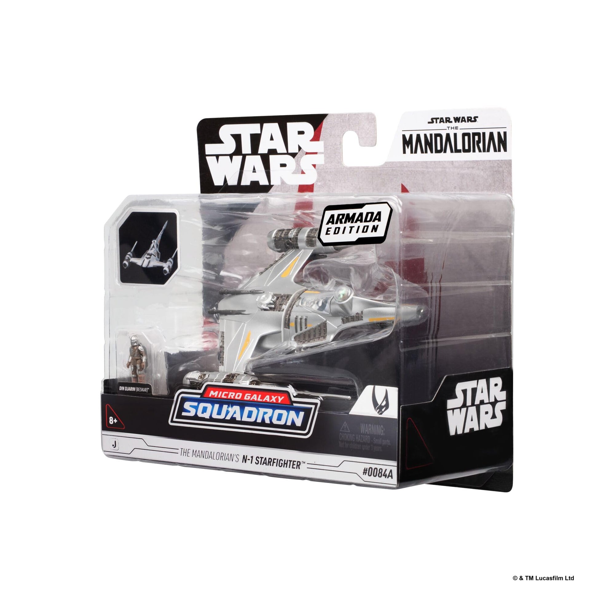 Star Wars™ Micro Galaxy Squadron The Mandalorian's N-1 Starfighter (Armada Edition) - 5-inch Vehicle with 1-Inch Micro Figure Accessory