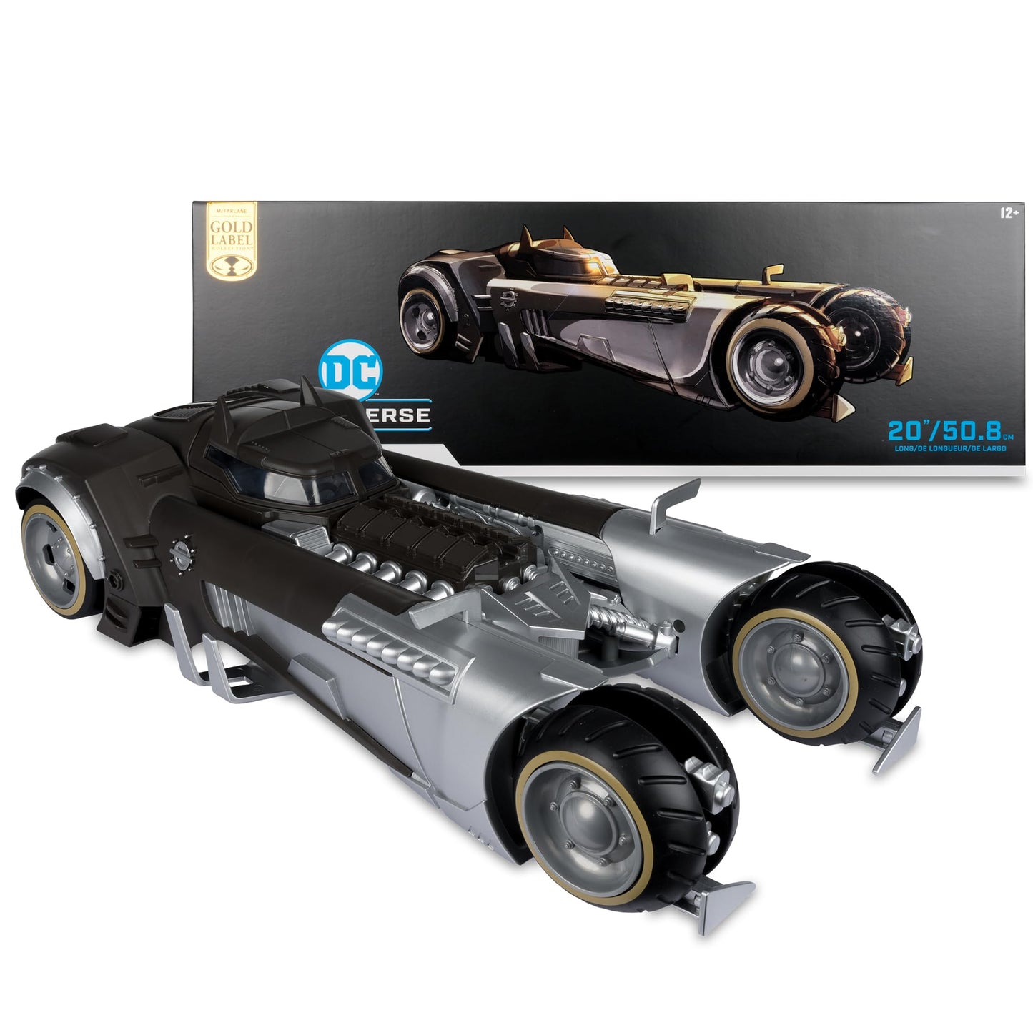 DC Multiverse Batmobile (Batman: White Knight) (Gold Label) Vehicle McFarlane Toys