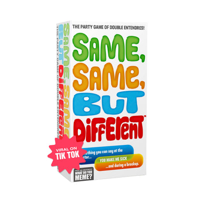 Same Same But Different by Relatable, Adult Games for Game Night Social Gatherings, Includes 350 Cards, 8 Dry Erase Markers, 8 Dry Erase Cards,