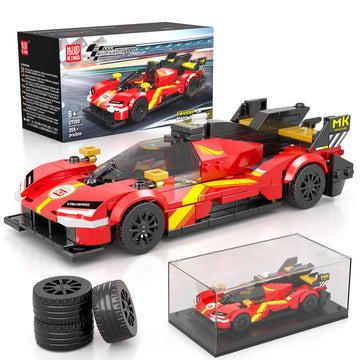 Mould King FR499P Speed Champion Car Building Kits, MOC Racing Car Toys Model, Vehicle Blocks Set Suitable for Boys to Build, House Decoration Gifts