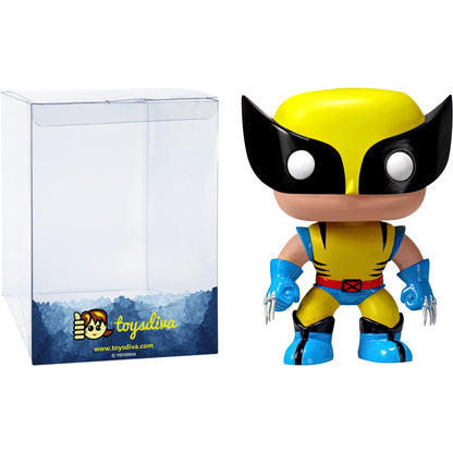 Funko W o l v e r i n e : P o p ! Vinyl Figurine Bundle with 1 Compatible 'ToysDiva' Graphic Protector (005-02277 - B)