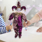 F Fityle 12-Inch Adorable Porcelain Triangle Doll - Blessing Eros Standing Figure in Clothes - Beautifully Crafted Clown for Kids and Adult