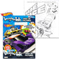 Hot Wheels Imagine Ink Coloring Super Set - Bundle with 3 Racecar Imagine Ink Mess-Free Coloring Books for Kids | Hot Wheels Party Favors