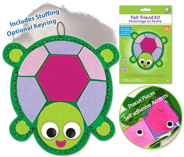 Turtle Project Kit Beginner Sewing Kit for Kids My First Sewing Kit Felt Animal Kit Art Projects for Preschoolers Sewing Kit Toddler Sewing Kit Felt