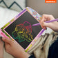 Lollipop - Paw Patrol Girls Rainbow Electronic Doodle Board +3 - Colorful LCD Writing Tablet for Kids with Stylus & Push Button - Magnetic Drawing
