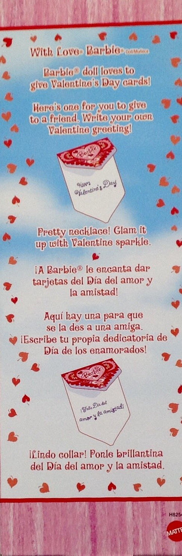 Barbie Valentines Day Doll Red Hearts With Love