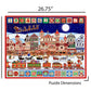 Springbok and to All A Good Night 400 Piece Jigsaw Puzzle for Adults and Family - Unique Cut Pieces - Made in USA