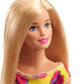 Barbie Doll, Blonde, Wearing Yellow and Pink Floral Dress