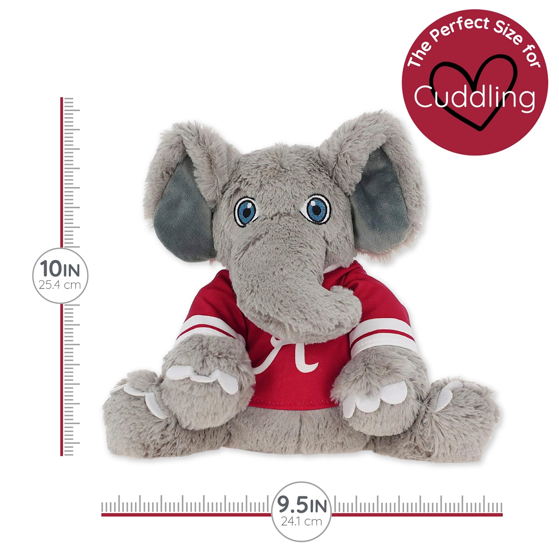 Warm Pals Big Al University of Alabama Mascot UA - Heatable Coolable Bedtime Comfort Plushie - 1.5lbs - Cozy Microwavable Lavender Scented Plush Toys
