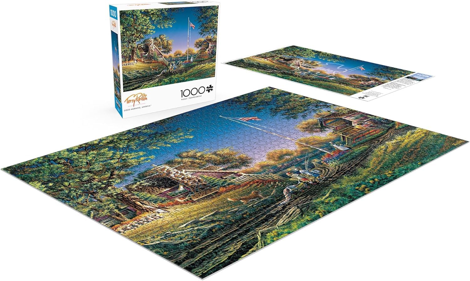 Buffalo Games - Terry Redlin - Good Morning, America! - 1000 Piece Jigsaw Puzzle for Adults -Challenging Puzzle Perfect for Game Nights - Finished