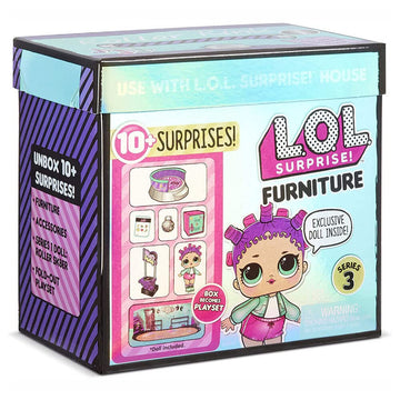 LOL Surprise Furniture Roller Rink with Roller Skater Doll & 10+ Surprises, Furniture, Disco, DJ Stage Room playsets for Toddler Kids Boy and Girls