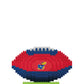 FOCO Kansas Jayhawks NCAA 3D BRXLZ Football Puzzle