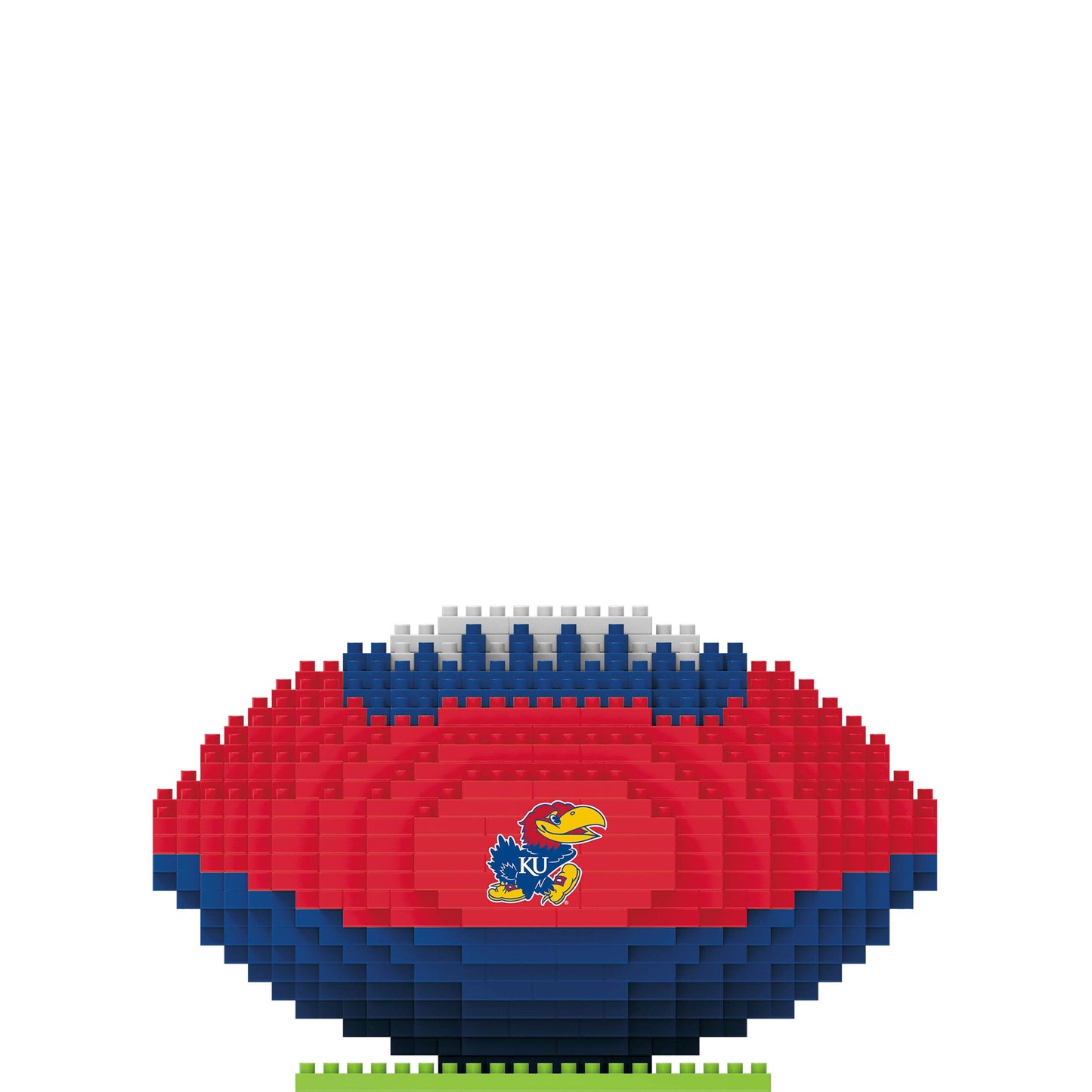 FOCO Kansas Jayhawks NCAA 3D BRXLZ Football Puzzle