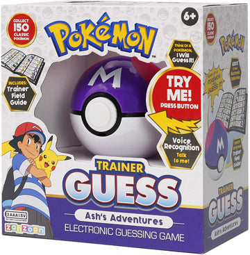 Pokemon Trainer Guess - Ash's Adventures Toy, I Will Guess It! Electronic Voice Recognition Guessing Brain Game Pokemon Go Digital Travel Board Games