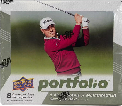 2024 Upper Deck Portfolio Golf Hobby Box (8 pks/bx)