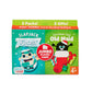 Chuckle & Roar Holiday Jumbo Playing Cards - Slap Jack Frost and Christmas Coal Old Maid