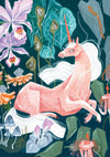 Buffalo Games - Rae Ritchie - Lush Unicorn - 300 Piece Jigsaw Puzzle for Adults -Challenging Puzzle Perfect for Game Nights - Finished Size is 21.25 x