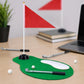 5 Sets 40 PCS Golf Centerpieces Table Decorations with Green Mats Ball Red Flag Plastic Flag Stand for Sport Themed Birthday Party Decor