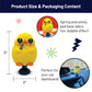Duck with Knife Dashboard Dancer - Hilarious Bobblehead Angry Duck Holding a Knife - Funny Car Dashboard Toy - Soft Plastic w/ Adhesive Pad - Cute