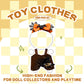 Halloween Pumpkin Doll Clothes Set Orange Spider Patchwork Leather Dress with Hat for 15-17cm 4 Inch Blind Box Dolls