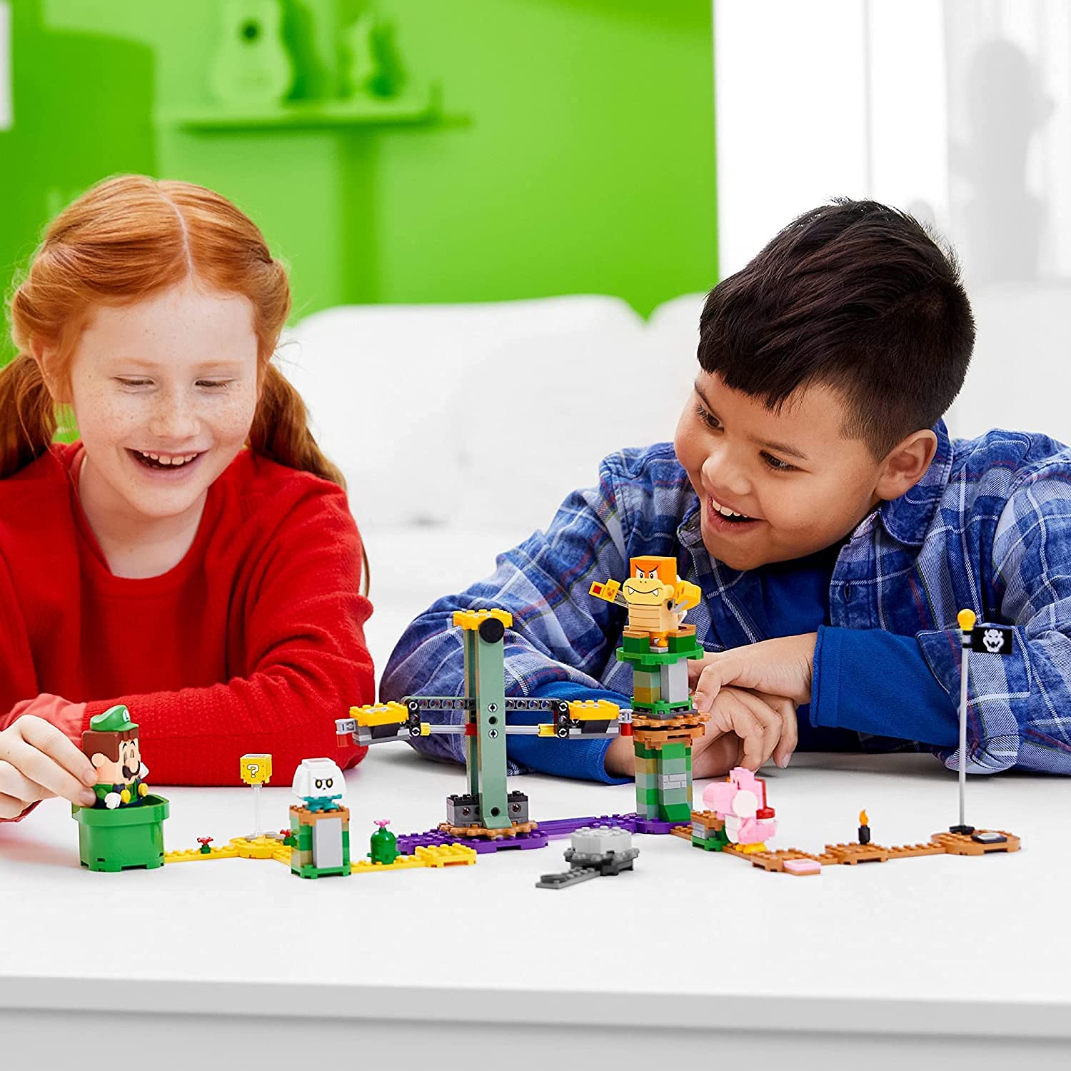 LEGO Super Mario Adventures with Luigi Starter Course Toy for Kids, Interactive Figure and Buildable Game with Pink Yoshi, Birthday Gift for Super