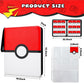 Card Binder 9 Pocket, 900 Pockets Extra Large Trading Card Binder with Zipper, PU Leather Waterproof Card Album Holder, 3-Ring Collectible Card Book