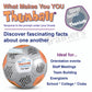 Trainers Warehouse What Makes You You Thumball 6" | Fun Team Building Activity - Ice Breaker Topics - Promote Team Spirit | 32 Panels to Prompt